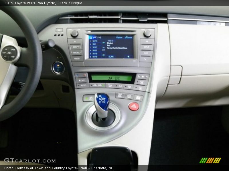 Black / Bisque 2015 Toyota Prius Two Hybrid