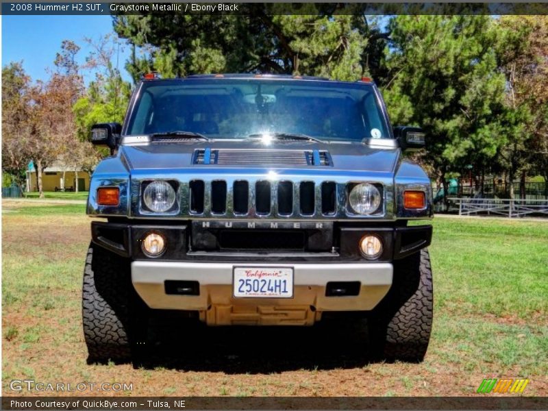 Graystone Metallic / Ebony Black 2008 Hummer H2 SUT