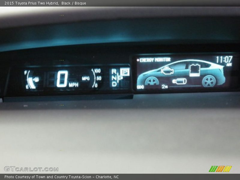 Black / Bisque 2015 Toyota Prius Two Hybrid