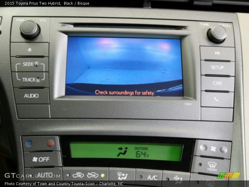 Black / Bisque 2015 Toyota Prius Two Hybrid