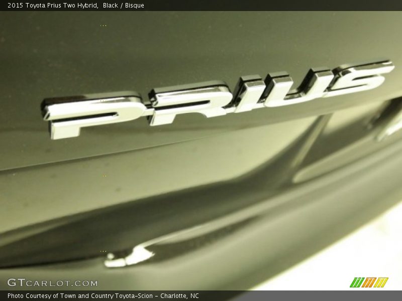 Black / Bisque 2015 Toyota Prius Two Hybrid