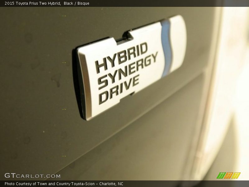 Black / Bisque 2015 Toyota Prius Two Hybrid