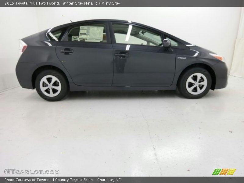 Winter Gray Metallic / Misty Gray 2015 Toyota Prius Two Hybrid