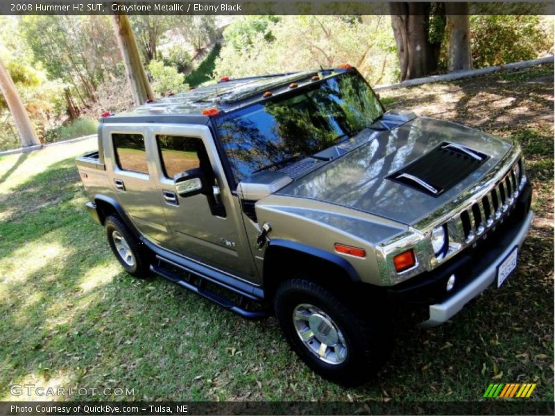 Graystone Metallic / Ebony Black 2008 Hummer H2 SUT