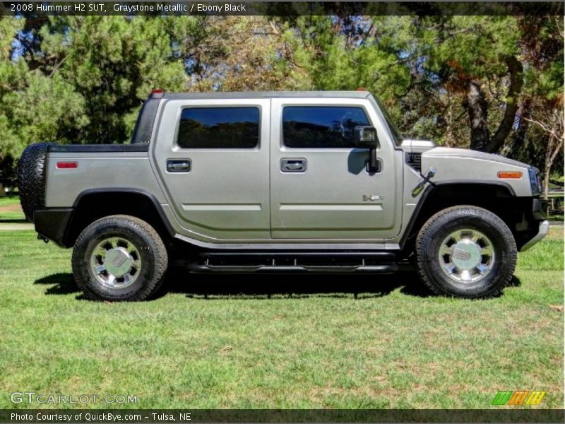 Graystone Metallic / Ebony Black 2008 Hummer H2 SUT