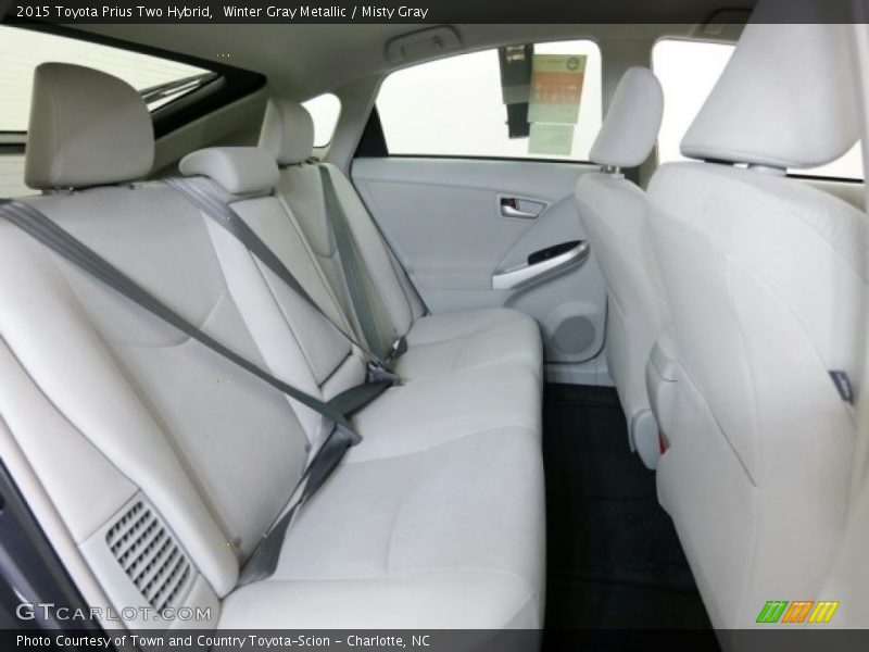 Winter Gray Metallic / Misty Gray 2015 Toyota Prius Two Hybrid