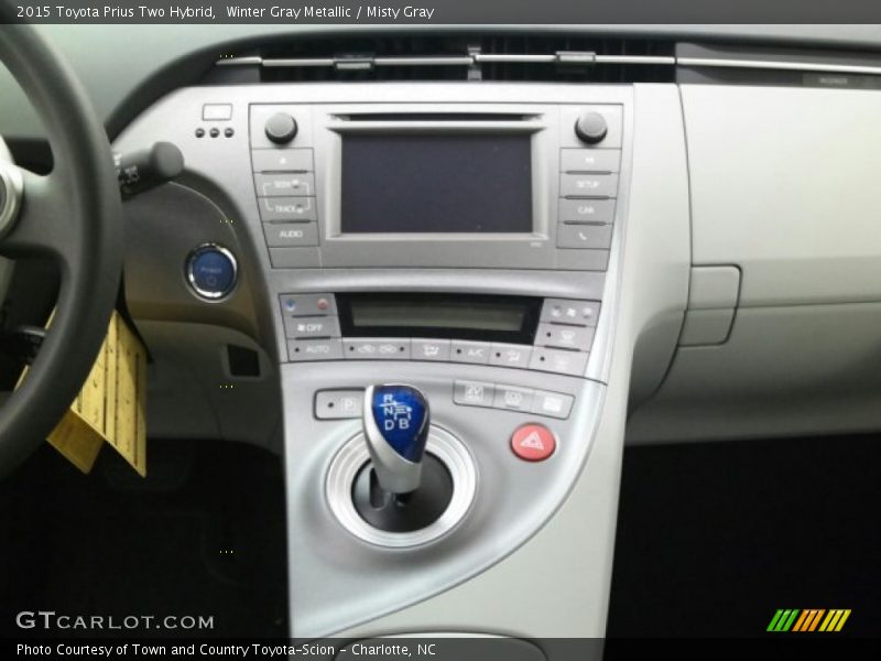 Winter Gray Metallic / Misty Gray 2015 Toyota Prius Two Hybrid