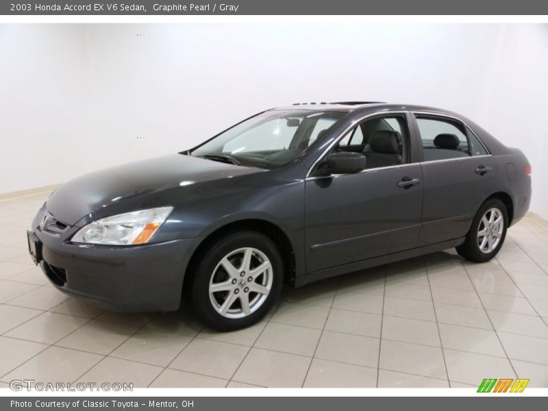 Graphite Pearl / Gray 2003 Honda Accord EX V6 Sedan