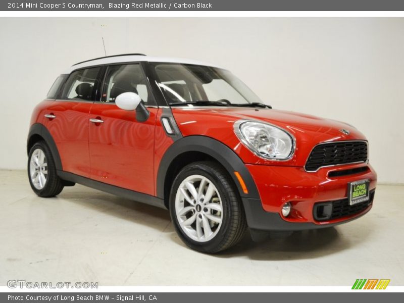 Blazing Red Metallic / Carbon Black 2014 Mini Cooper S Countryman