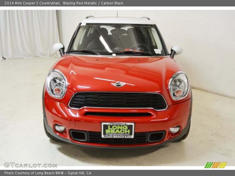 Blazing Red Metallic / Carbon Black 2014 Mini Cooper S Countryman