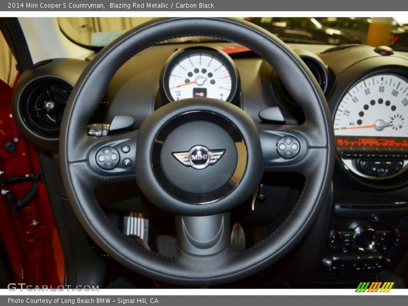 Blazing Red Metallic / Carbon Black 2014 Mini Cooper S Countryman