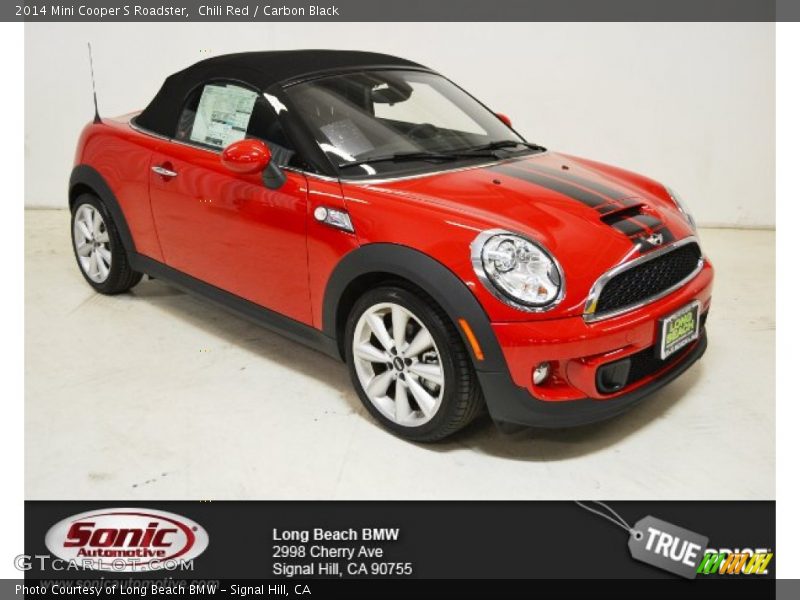 Chili Red / Carbon Black 2014 Mini Cooper S Roadster