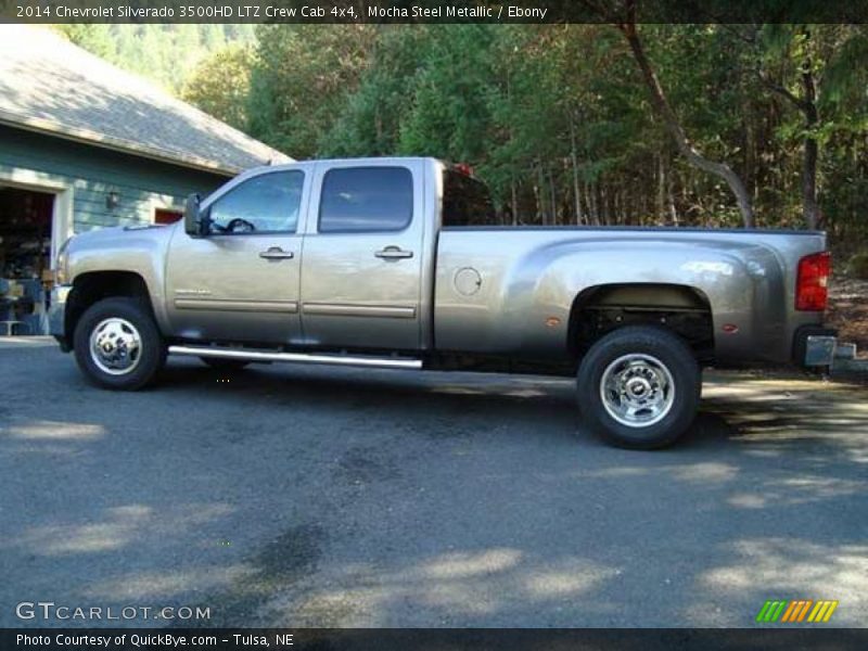 Mocha Steel Metallic / Ebony 2014 Chevrolet Silverado 3500HD LTZ Crew Cab 4x4