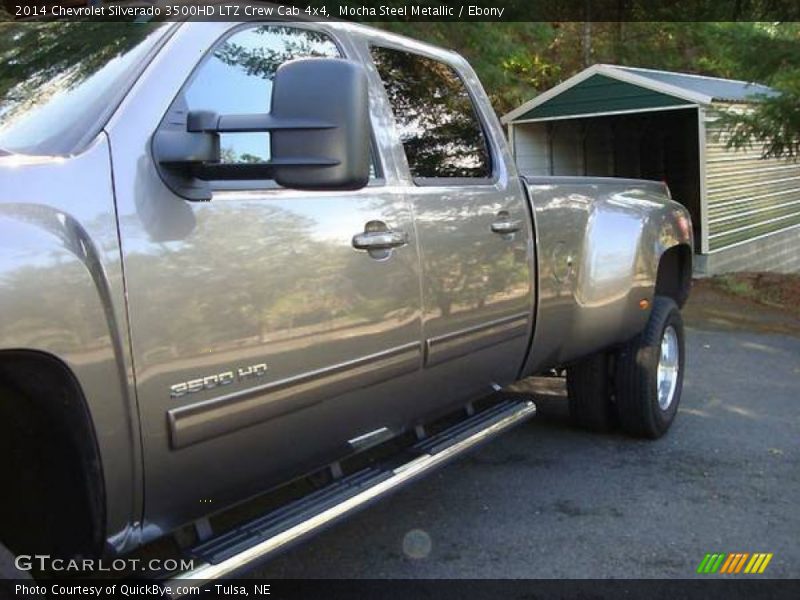 Mocha Steel Metallic / Ebony 2014 Chevrolet Silverado 3500HD LTZ Crew Cab 4x4