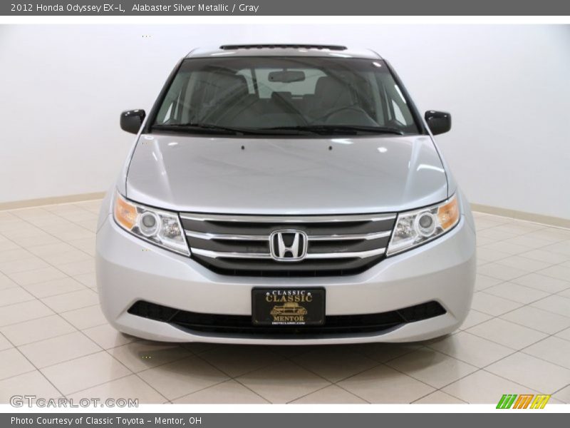 Alabaster Silver Metallic / Gray 2012 Honda Odyssey EX-L