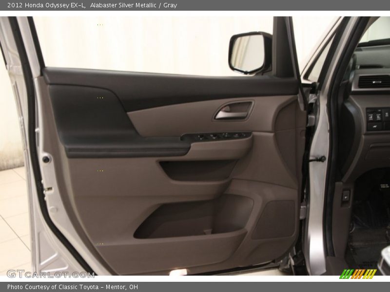 Alabaster Silver Metallic / Gray 2012 Honda Odyssey EX-L