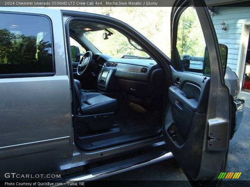 Mocha Steel Metallic / Ebony 2014 Chevrolet Silverado 3500HD LTZ Crew Cab 4x4