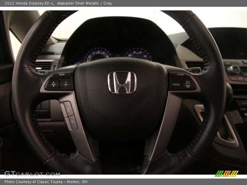 Alabaster Silver Metallic / Gray 2012 Honda Odyssey EX-L