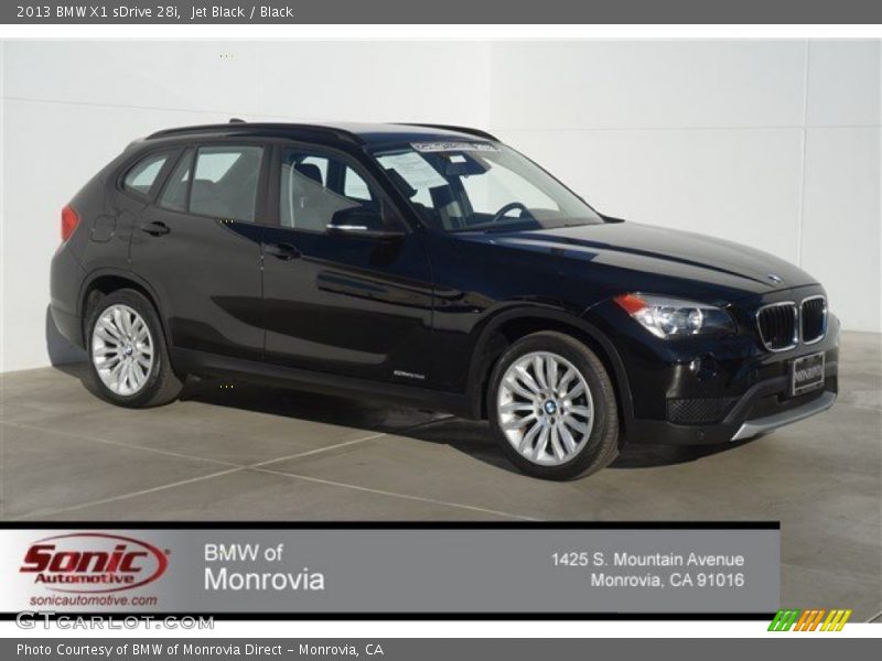 Jet Black / Black 2013 BMW X1 sDrive 28i