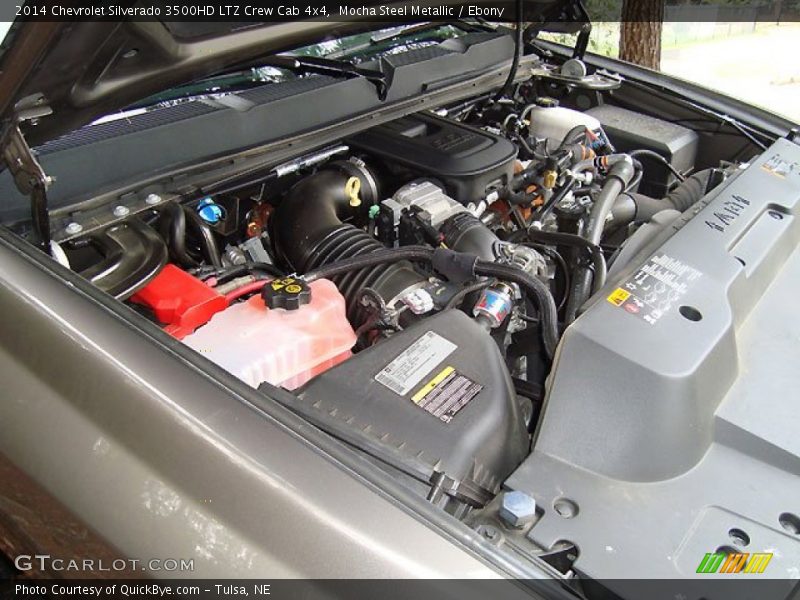 Mocha Steel Metallic / Ebony 2014 Chevrolet Silverado 3500HD LTZ Crew Cab 4x4