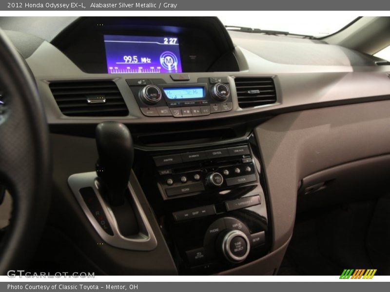 Alabaster Silver Metallic / Gray 2012 Honda Odyssey EX-L