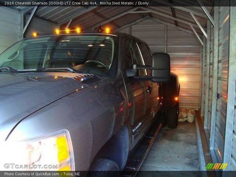 Mocha Steel Metallic / Ebony 2014 Chevrolet Silverado 3500HD LTZ Crew Cab 4x4