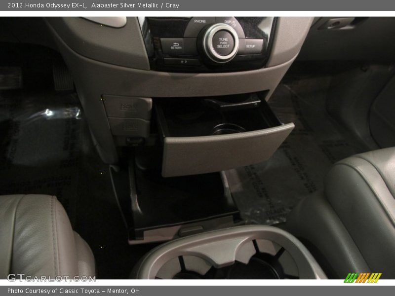 Alabaster Silver Metallic / Gray 2012 Honda Odyssey EX-L