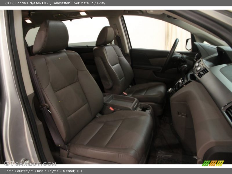 Alabaster Silver Metallic / Gray 2012 Honda Odyssey EX-L