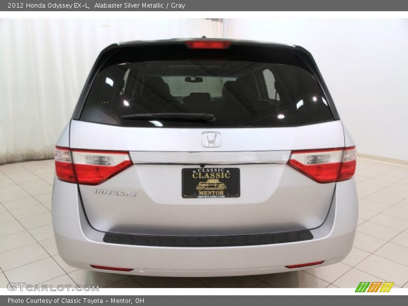 Alabaster Silver Metallic / Gray 2012 Honda Odyssey EX-L