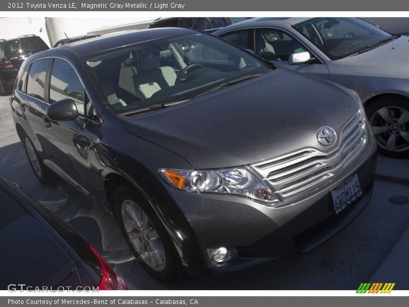 Magnetic Gray Metallic / Light Gray 2012 Toyota Venza LE