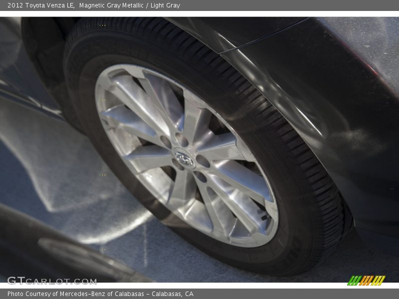 Magnetic Gray Metallic / Light Gray 2012 Toyota Venza LE