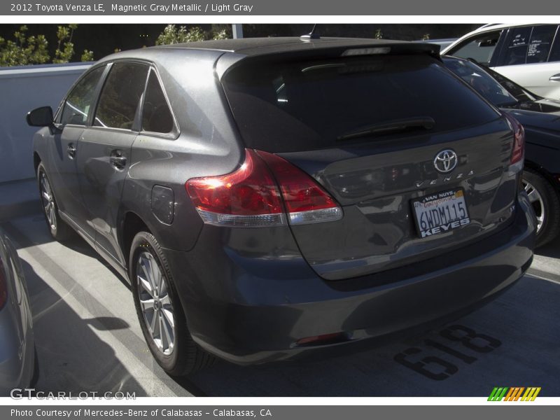 Magnetic Gray Metallic / Light Gray 2012 Toyota Venza LE