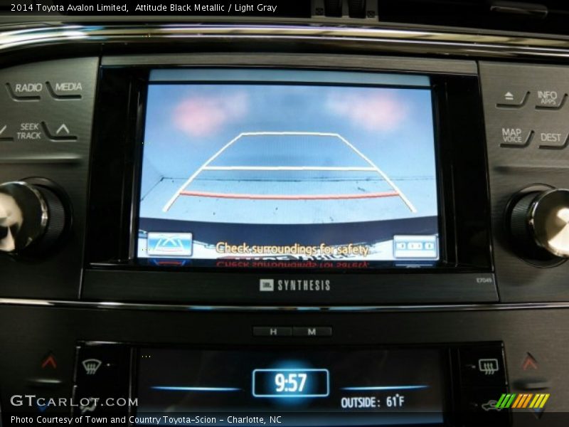 Attitude Black Metallic / Light Gray 2014 Toyota Avalon Limited
