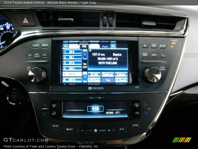 Attitude Black Metallic / Light Gray 2014 Toyota Avalon Limited