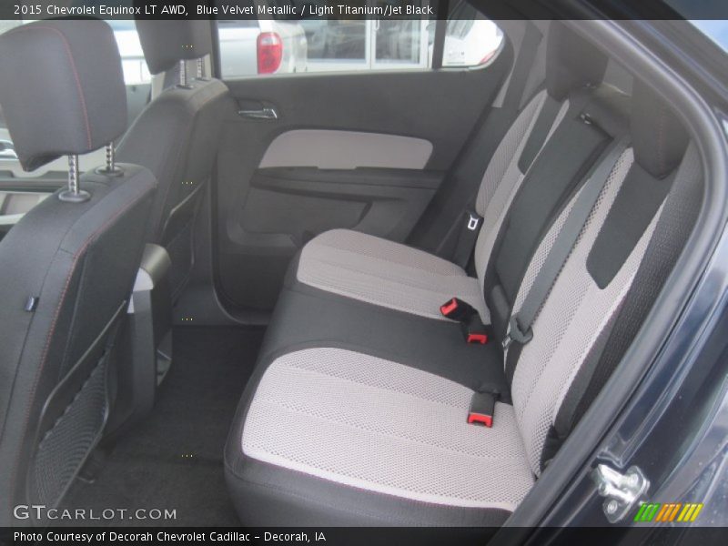 Blue Velvet Metallic / Light Titanium/Jet Black 2015 Chevrolet Equinox LT AWD