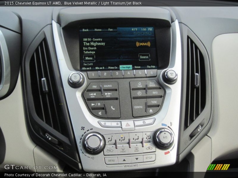 Blue Velvet Metallic / Light Titanium/Jet Black 2015 Chevrolet Equinox LT AWD