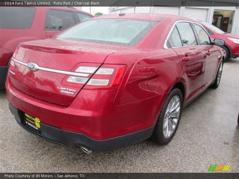 Ruby Red / Charcoal Black 2014 Ford Taurus Limited