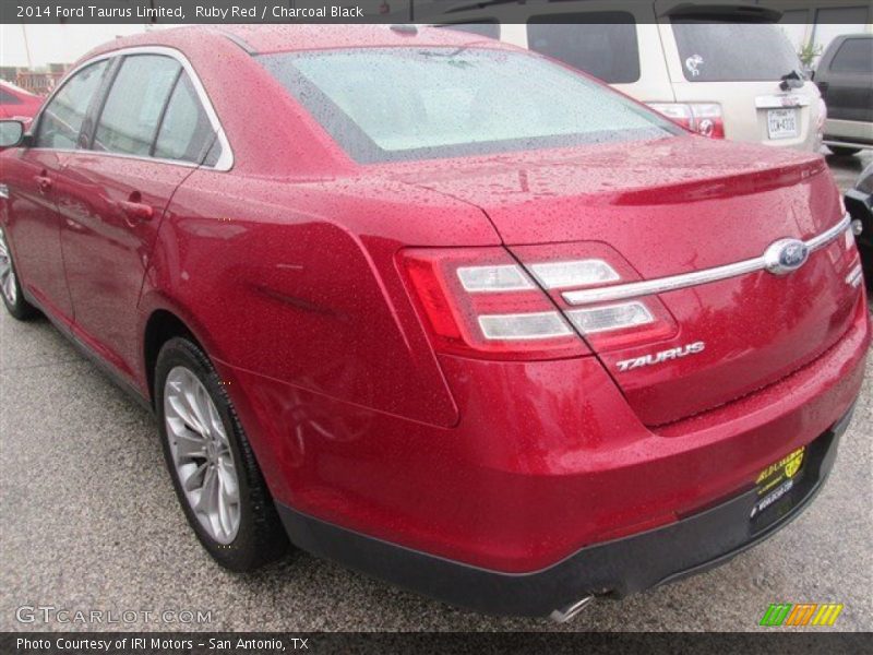 Ruby Red / Charcoal Black 2014 Ford Taurus Limited