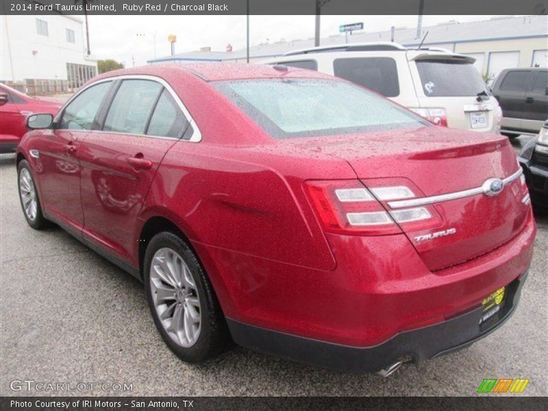 Ruby Red / Charcoal Black 2014 Ford Taurus Limited