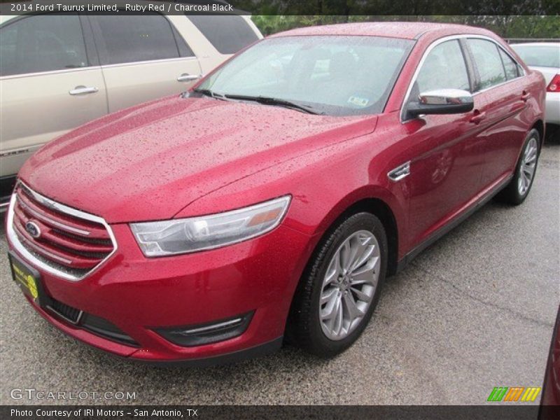 Ruby Red / Charcoal Black 2014 Ford Taurus Limited