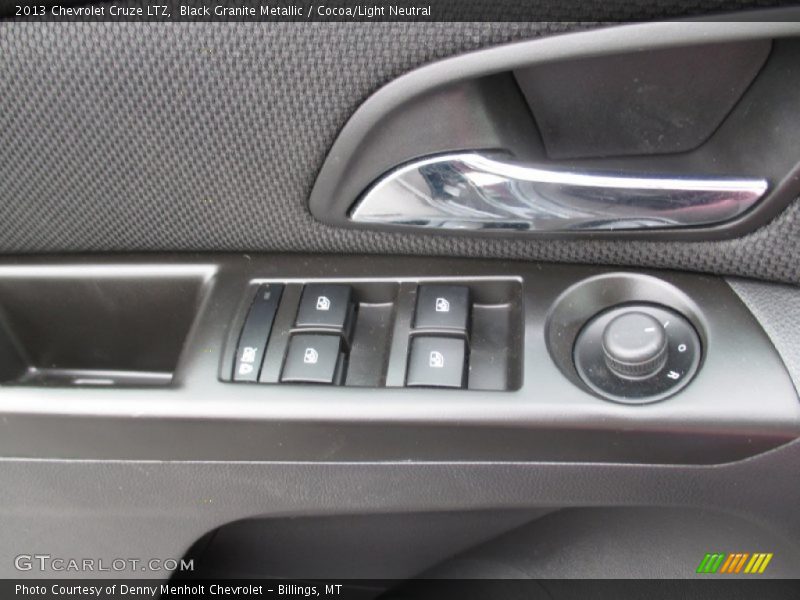 Black Granite Metallic / Cocoa/Light Neutral 2013 Chevrolet Cruze LTZ