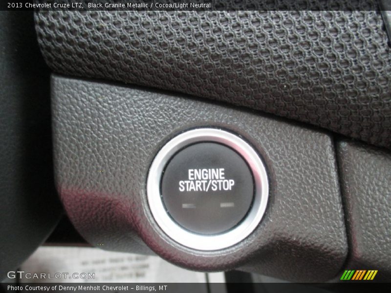 Black Granite Metallic / Cocoa/Light Neutral 2013 Chevrolet Cruze LTZ