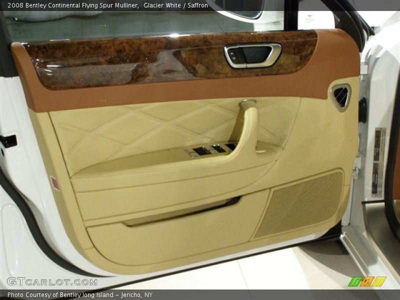 Glacier White / Saffron 2008 Bentley Continental Flying Spur Mulliner