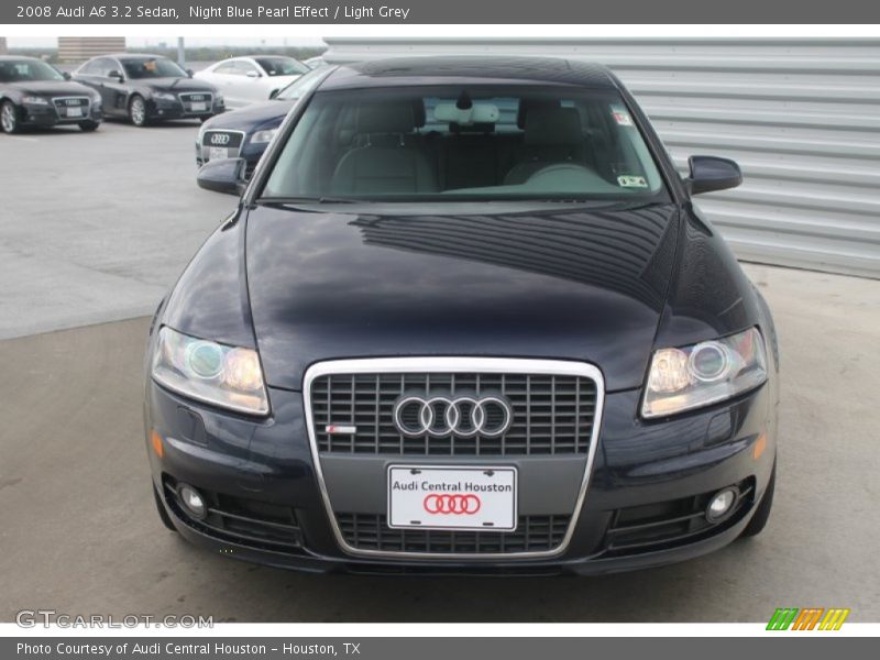 Night Blue Pearl Effect / Light Grey 2008 Audi A6 3.2 Sedan
