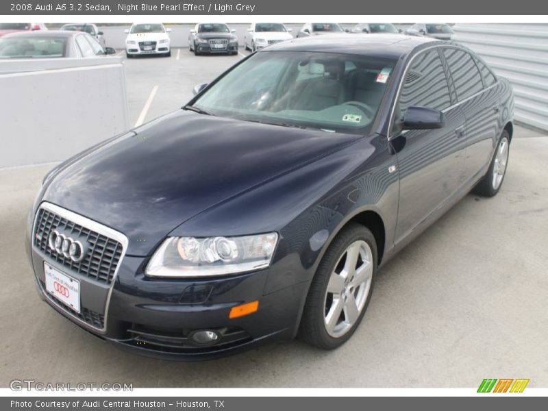 Night Blue Pearl Effect / Light Grey 2008 Audi A6 3.2 Sedan