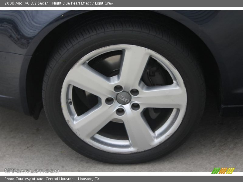 Night Blue Pearl Effect / Light Grey 2008 Audi A6 3.2 Sedan