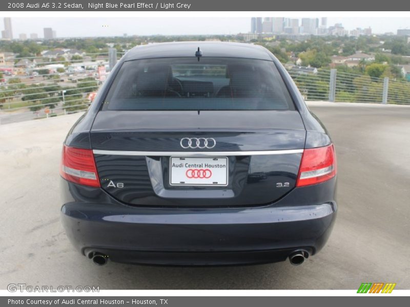 Night Blue Pearl Effect / Light Grey 2008 Audi A6 3.2 Sedan