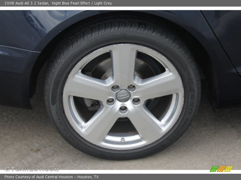Night Blue Pearl Effect / Light Grey 2008 Audi A6 3.2 Sedan