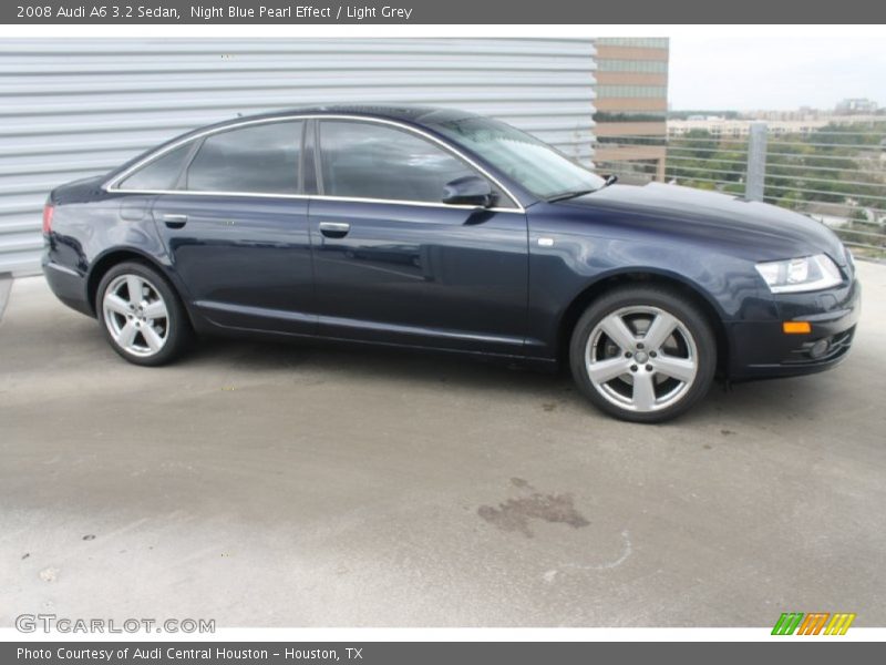Night Blue Pearl Effect / Light Grey 2008 Audi A6 3.2 Sedan