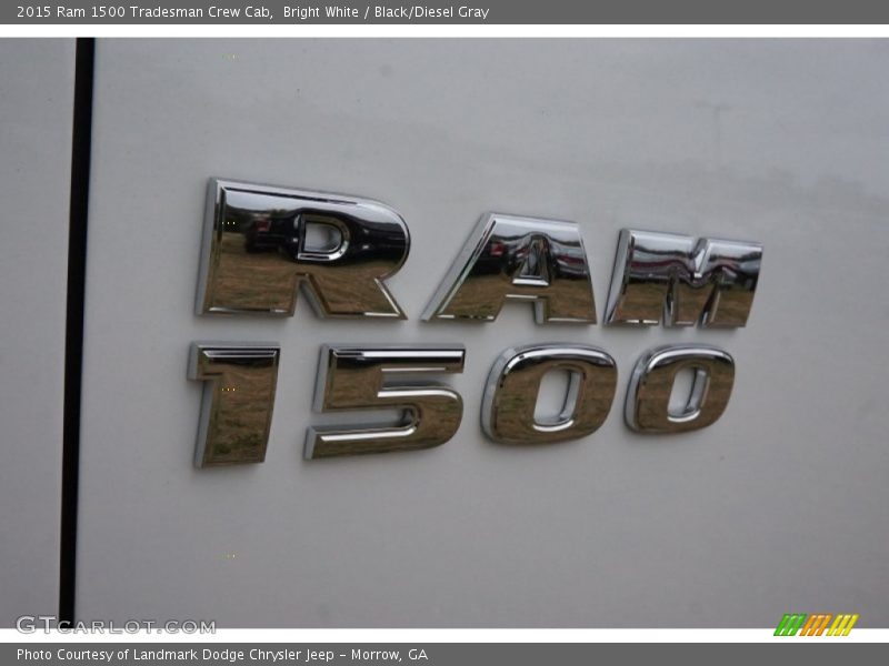 Bright White / Black/Diesel Gray 2015 Ram 1500 Tradesman Crew Cab